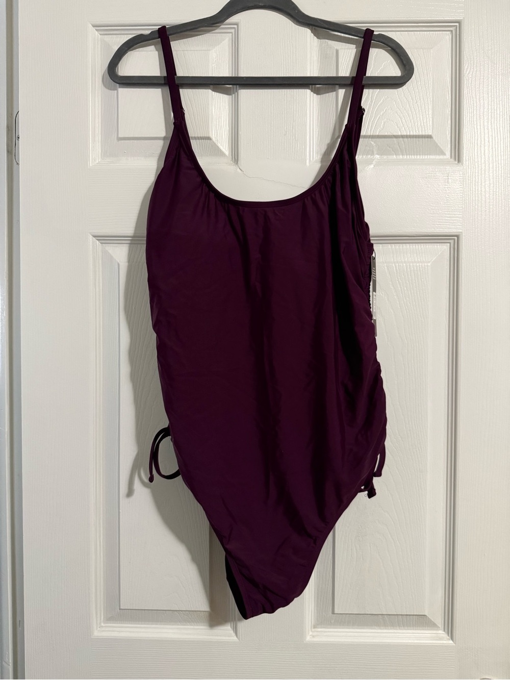 Fashion Nova Women's One-Piece Swimsuit in Plum